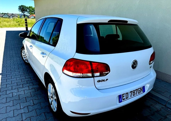 Volkswagen Golf cena 25900 przebieg: 127000, rok produkcji 2012 z Biała małe 667